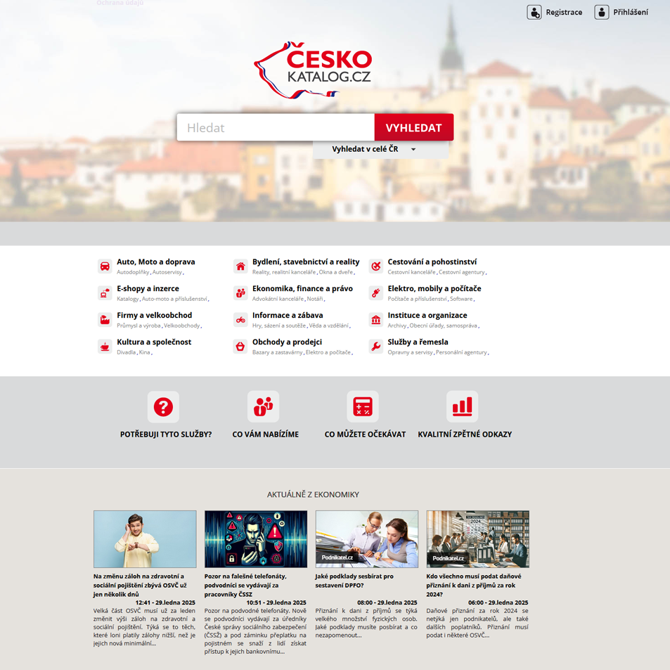 fotografie Česko Katalog
